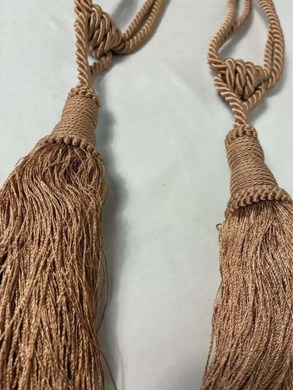 Vintage Mauve tieback tassels